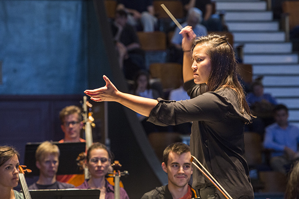 Conductors Workshop participant Deanna Tham. Photo by rr jones.