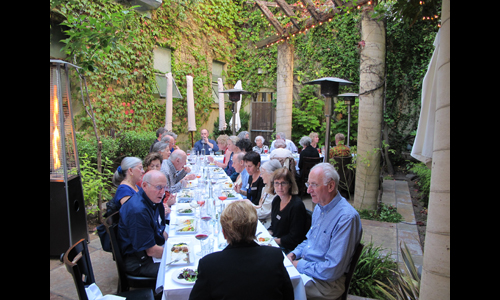 Marin Alsop joins Legacy Donors at a special dinner in their honor at Laili Restaurant. Photo: jess frye