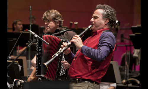 Rose of the Winds soloists Michael Ward-Bergeman and David Krakauer. Photo: rr jones