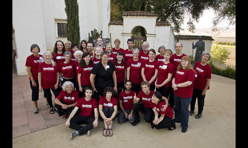 The Cabrillo Festival’s fearless all-volunteer usher brigade, led by House Manager Jennifah Chard. Photo: rr jones