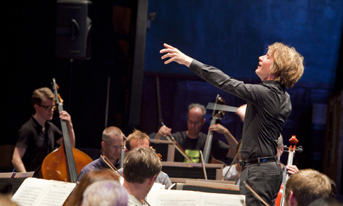 Conductors/Composers Workshop participant Scott Seaton. Photo by rr jones.
