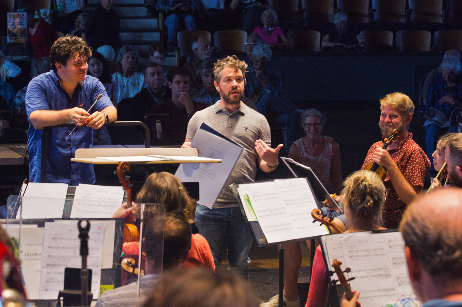 Composer Sean Shepherd introduces his brand new work, Melt, to the Festival Orchestra.