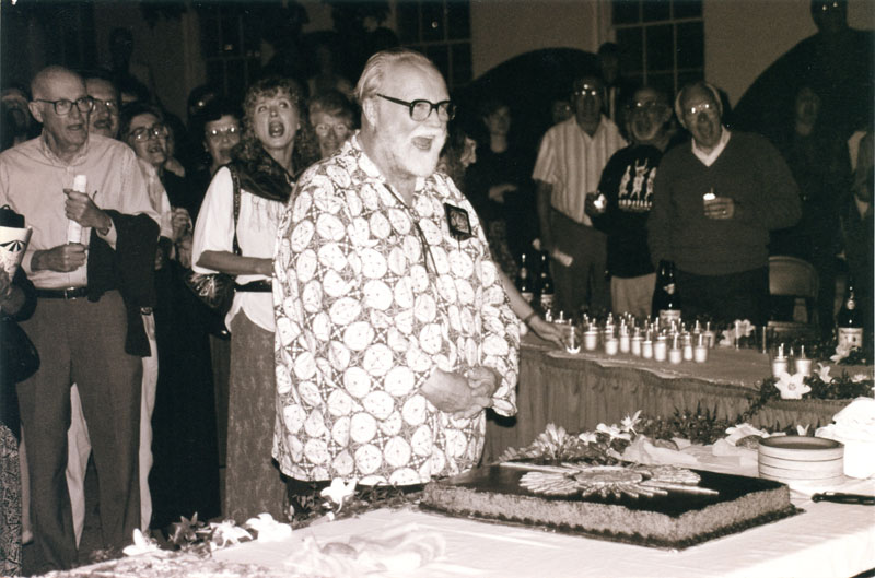 Lou's 75th birthday, 1992