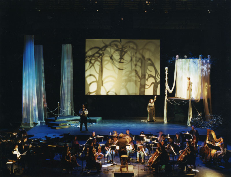 Marin Alsop and Cabrillo Festival Orchestra rehearse Harrison's Rapunzel, 2001