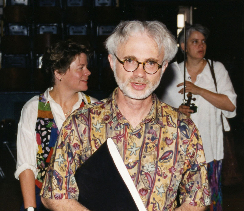 John Adams and Marin Alsop at Cabrillo Festival, 1994.
