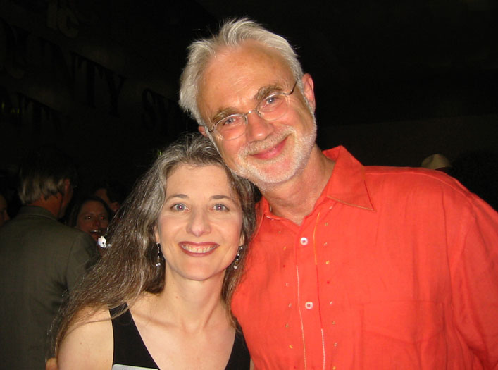 Festival Executive Director Ellen Primack and John Adams, 2004.