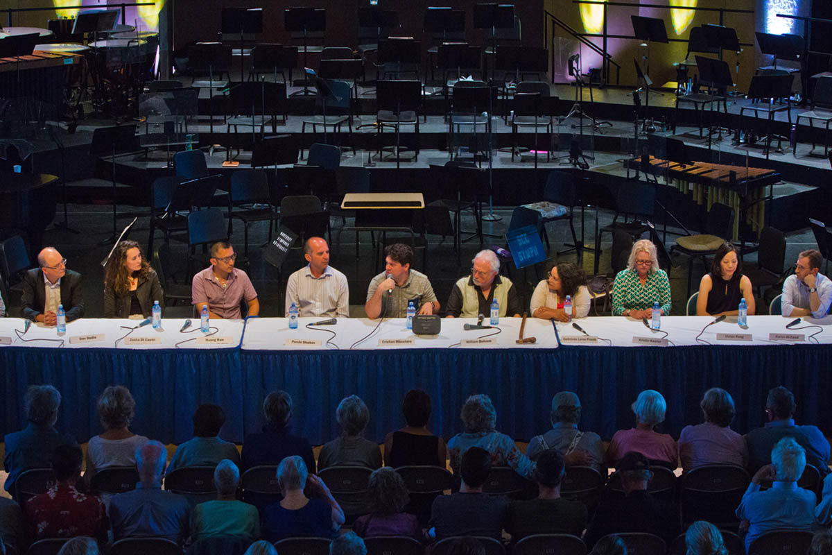 Meet the Composers Event roundtable