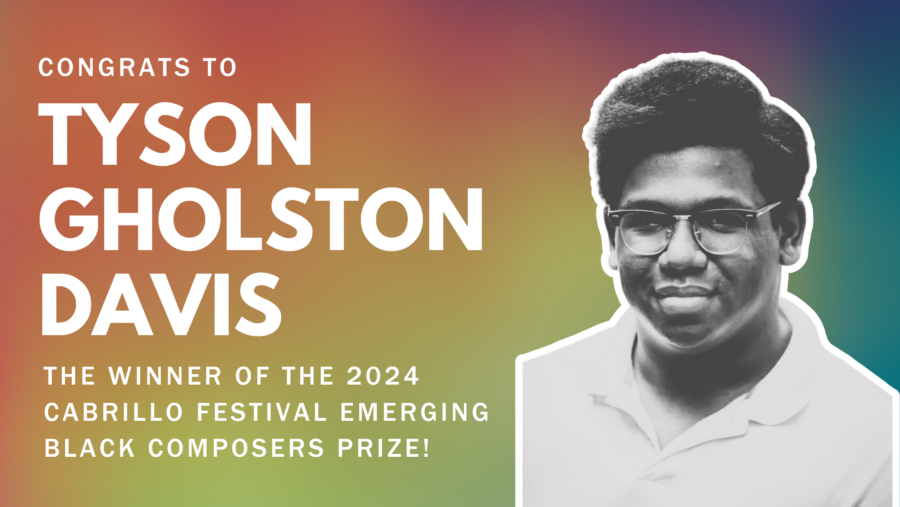 Second Cabrillo Emerging Black Composers Prize Awarded to Tyson Gholston Davis